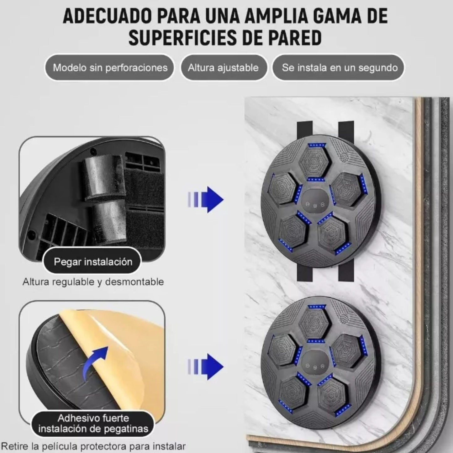 MAQUINA DE BOXEO MUSICAL INTELIGENTE AD